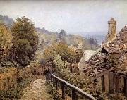 Alfred Sisley Sentier de la Mi-cote,Louveciennes painting